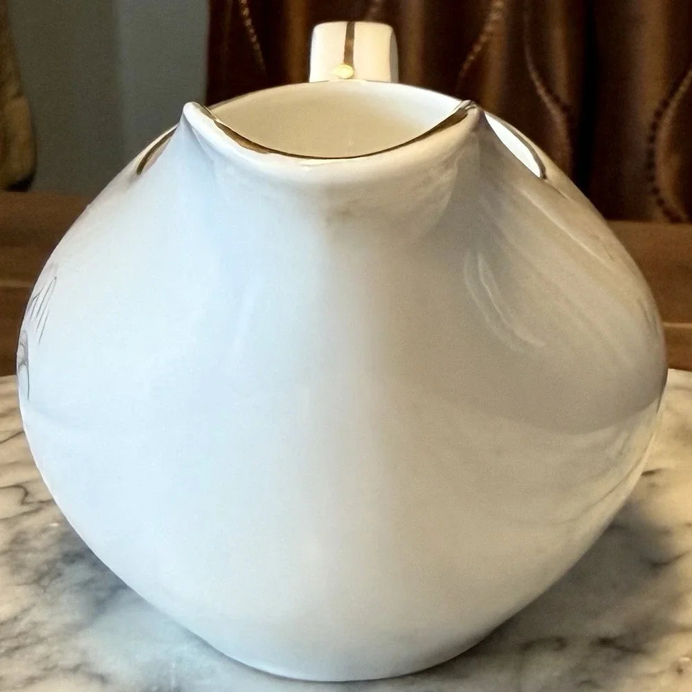 VTG 1960s 60s MCM Kaysons‎ Fine China Golden Rhapsody Gravy Boat Japan 86186